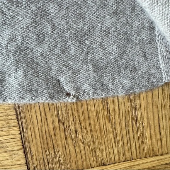 Cynthia Rowley Cashmere Cardigan Sweater Open Long Sleeve Soft Tan Taupe - Picture 7 of 7